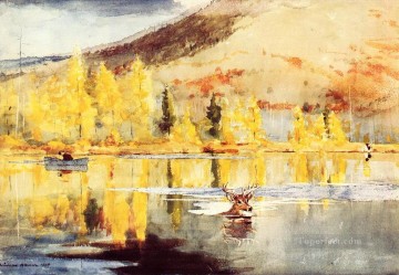 Un día de octubre Winslow Homer acuarela Pinturas al óleo